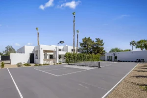 Pickleball court