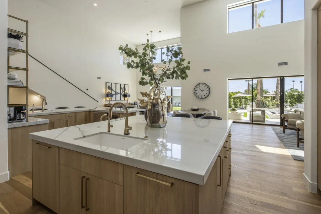 kitchen in the hotel