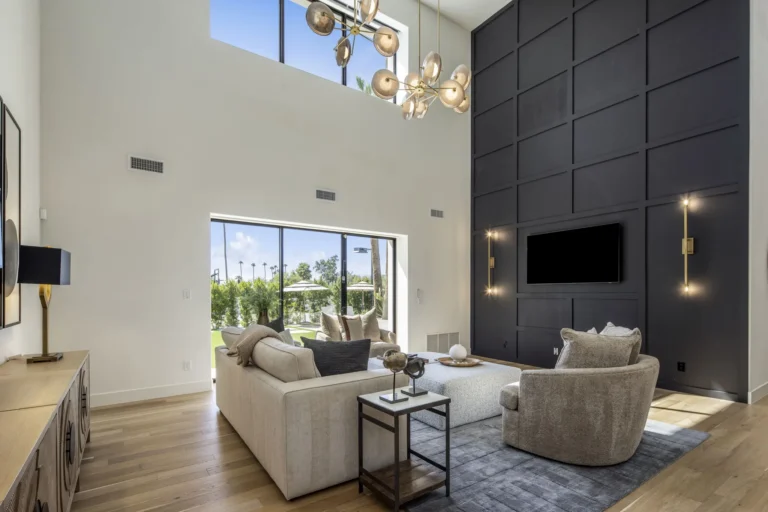 living room with sofas inside the hotel